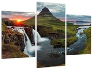 Kép - Kirkjufell naplementében (90x60 cm)