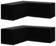 2 db L-alakú kerti bútor huzat 12 fűzőlyukkal 250 x 250 x 90 cm