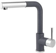 Concept BDG4527DG - mosogató csaptelep kihúzható zuhanyfejjel, 26,9 cm, gránit/sötétszürke