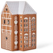 Agyagkerámia gyertyatartó teamécseshez Gingerbread Lighthouse – Kähler Design