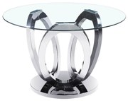 Ezüst étkezőasztal 120cm