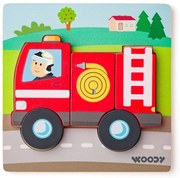 Woody Puzzle Baby tűzoltó