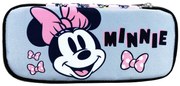 Disney Minnie Pretty in Pink 2 rekeszes tolltartó 26 cm
