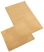 Bellatex Fürdőszoba szőnyeg szett, kivágás nélkül BANYGOLD barna, 60 x 100, 60 x 50 cm