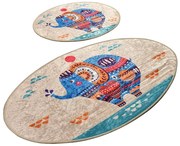 Fürdőszobai kilépő szett 2 db-os 60x100 cm Etnic – Foutastic