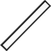 Ecolite TL1902-36W/CR - LED Mennyezeti lámpa LED/36W/230V 4100K 124 cm fekete