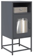 antracit hidegen hengerelt acél éjjeliszekrény 36x39x78 cm