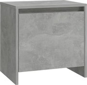 vidaXL betonszürke szerelt fa éjjeliszekrény 45x34x44,5 cm