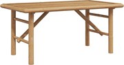 vidaXL Dohányzóasztal Barna 90 x 50 x 43 cm bambusz