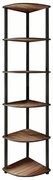 Corner Walnut polc, 6 polcok, M