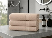 CLARYSSE ELEGANCE törölköző 70x140 cm homokszínű, 100% pamut