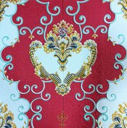 10 Darab Öntapadós 3D falmatrica Tapéta Barokk mintával Angol Szalon Stílus 70x 70 x 0,6 cm-es méretben