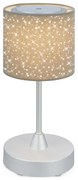 Brilo - LED tölthető asztali lámpa LOLE LED/3W/5V IP44 ezüst