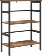 vidaXL Könyvespolc Öreg fa 60 x 29,5 x 81 cm Faanyag
