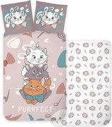 Disney Marie Purrfect gyerek, ovis ágyneműhuzat 100×135 cm, 40×60 cm