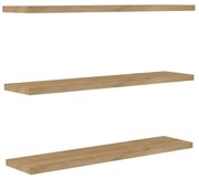 Polc szett tölgyfa dekorral 3 db-os Boss - Kalune Design