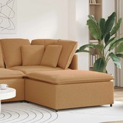 bézs moduláris kanapé lábzsámoly modul 100x100x48 cm