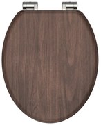 SCHÜTTE DARK WOOD MDF finoman záródó WC-ülőke