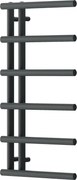 Mexen Jukon 988 x 500 mm dekoratív fürdőszobai radiátor, 461 W, antracit - W116-0988-500-00-66
