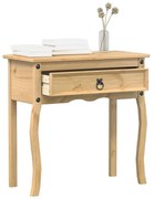 Corona tömör fenyőfa konzolasztal 73 x 35 x 73 cm