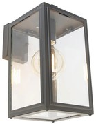 Okos kültéri fali lámpa szürke, WiFi-vel, G95 izzóval - Sutton down