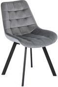 Szürke Bársony Étkezőszék RICK