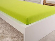 Jersey lepedő kiságyba EXCLUSIVE 60x120 cm lime