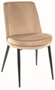 Kayla Velvet étkezőszék bézs