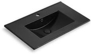 Cabinet washbasin Modena 61x46 cm black M6046BKM