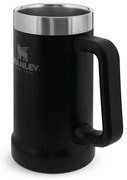 Fekete rozsdamentes acél termobögre 700 ml The Big Grip Beer Stein Black – Stanley