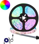vidaXL LED szalag 2 pcs Fekete és Átlátszó 5500 mm Réz és műanyag