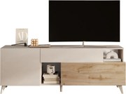 Monaco TV szekrény Cadiz tölgy/kasmír