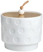 Fehér porcelán doboz BIG DOTS
