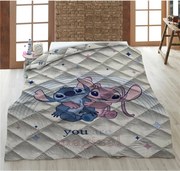 Disney Lilo és Stitch, A csillagkutya Magical steppelt ágytakaró, paplan 140x200cm