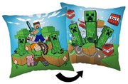 Jerry Fabrics Minecraft Creeper rush párna, 40 x 40 cm