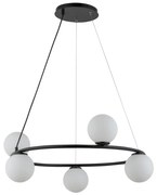 Csillár zsinóron GAMA 5xG9/12W/230V fekete