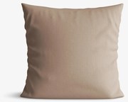 Goldea pamut párnahuzat - kávébarna 45 x 45 cm