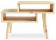 Hako natúr színű dohányzóasztal borovi fenyőből - Karup Design