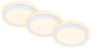 Briloner 7055-036 - KÉSZLET 3x LED Fürdőszobai beépíthető lámpa LED/3W/230V IP44
