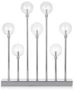 Juniur ezüstszínű világító gyertyatartó, magasság 50 cm - Markslöjd