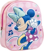 Disney Minnie Music 3D hátizsák, táska 31 cm