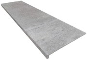 Lépcső Exagres Opera silver 33X120 cm matt OPERAPR120C1SI