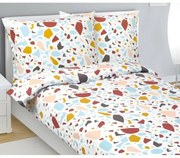 Bellatex Flanel ágynemű Mozaika, 140 x 220 cm, 70 x 90 cm