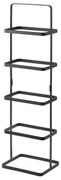 Fekete fém cipőtartó állvány Tower Shoe Rack – YAMAZAKI