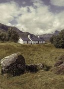 Poszter 39,5x55cm Glen Coe kunyhó, Assaf Frank