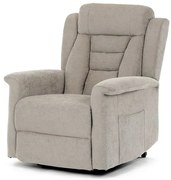 Relax fotel elektromos kábelvezérléssel, bézs szövetkárpittal. TV-7072 LAN2