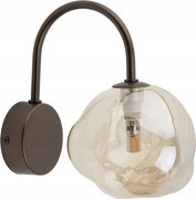 fali lámpa Tk Lighting Lava 11024 üveg borostyán barna G9 IP20