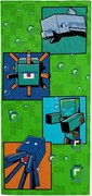 Minecraft Ocean Depths fürdőlepedő, strand törölköző 70x140cm