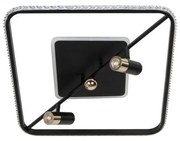 LED Dimmelhető mennyezeti lámpa LED/70W/230V 3000-6500K fekete + távirányítás