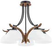 Felületre szerelhető csillár  BAFIA 5xE27/15W/230V barna